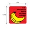 Nevs I'm Bananas Over Eating Right 1-15/16" circle Fun-115 - alternate 2